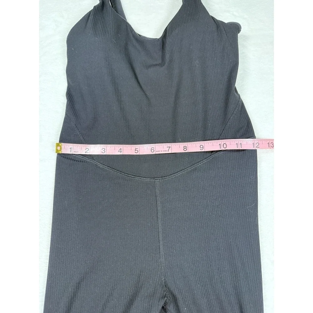 Lululemon Align Ribbed Bodysuit 25 Black‎ Size 6 Nulu Yoga Jumpsuit Women